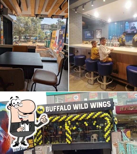 The interior of Buffalo Wild Wings (BWW Kompally)