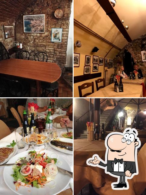 Gli interni di Taverna Fregoso