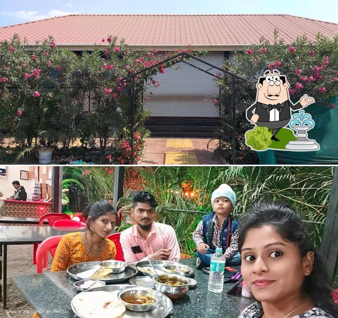 Take a look at the outside part of HOTEL RANJAI GARDEN