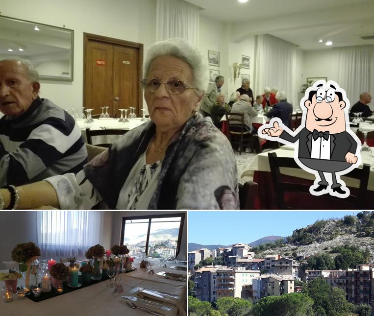 La interni e esterno del ristorante