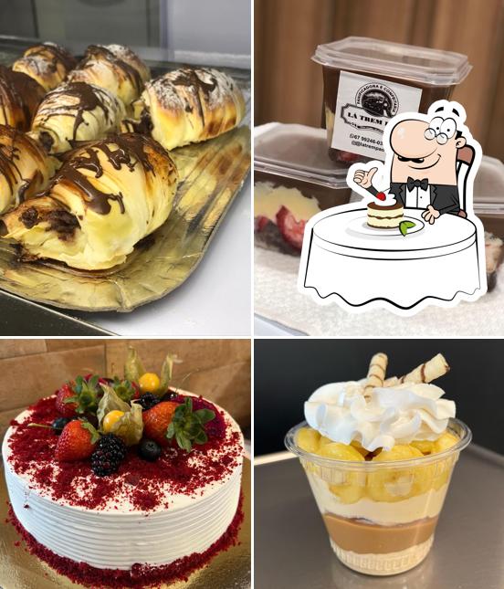 Tiramisù em Panificadora Lá trem pão