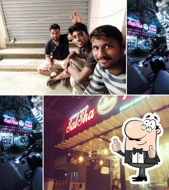 Here's a picture of Salsha Kebab