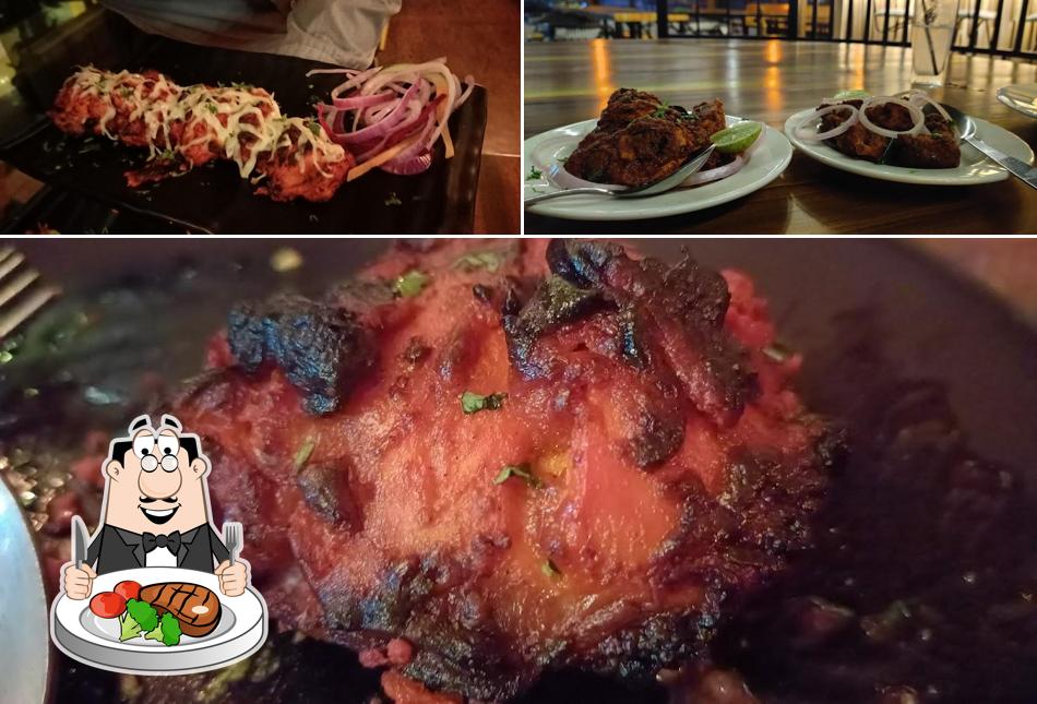 Order meat dishes at Sarayu Flavours