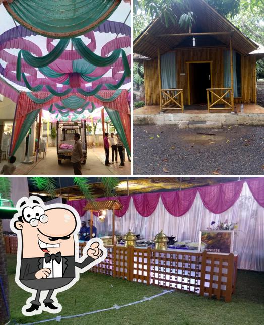 The image of Shyam Kathiyawadi Dhaba’s exterior and interior