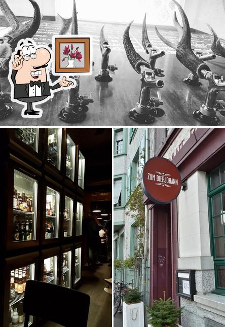 Gli interni di Zum Johann Taproom