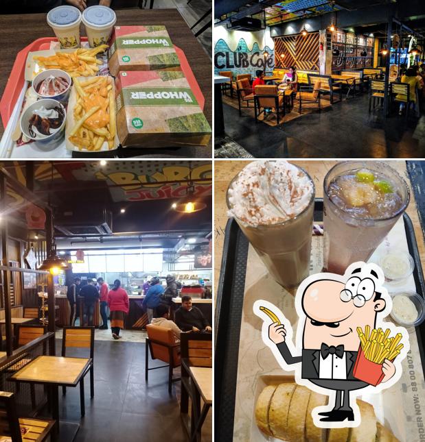Taste French fries at The Burger Club Laxmi Nagar