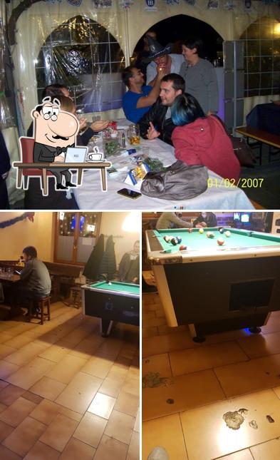 Bar Bone si caratterizza per la interni e tavolo da pranzo