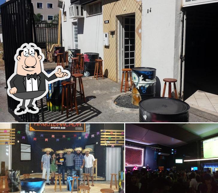 Veja imagens do interior do Arquibancada Sports Bar