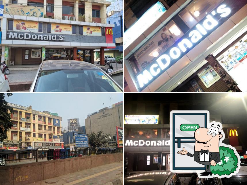 Enjoy the view outside McDonald's India