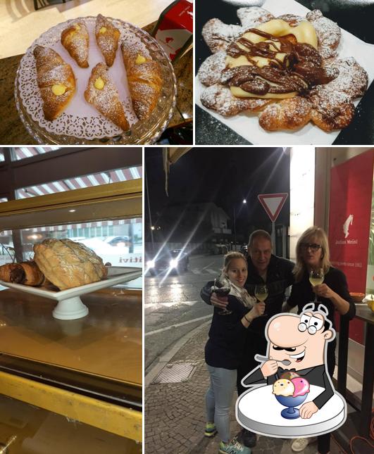 Alla Bella Udine serve un'ampia varietà di dolci