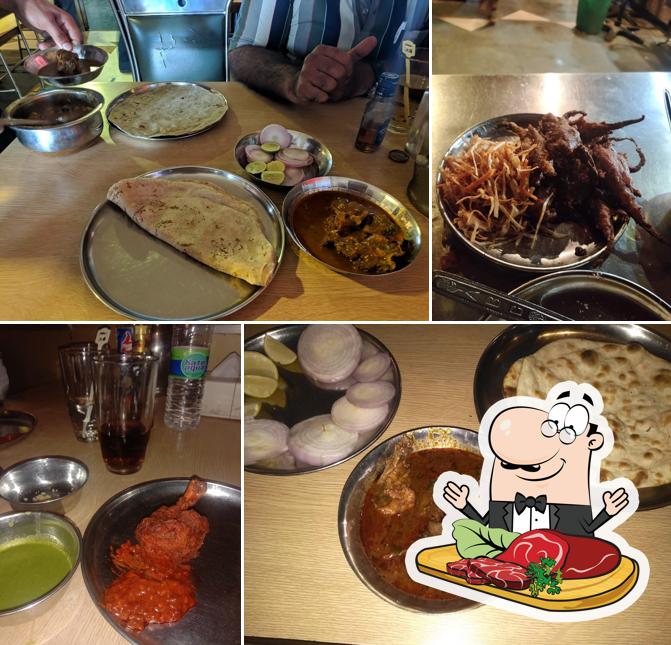 Order meat dishes at HOTEL AMRUT RESTAURANT AND BAR