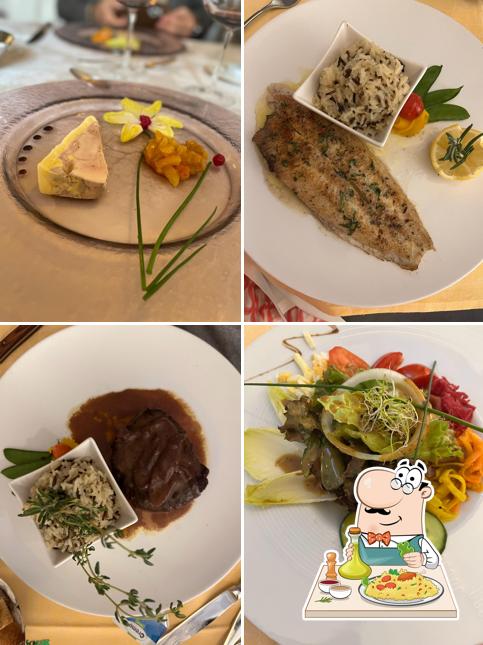 Cibo al Auberge Les Platanes
