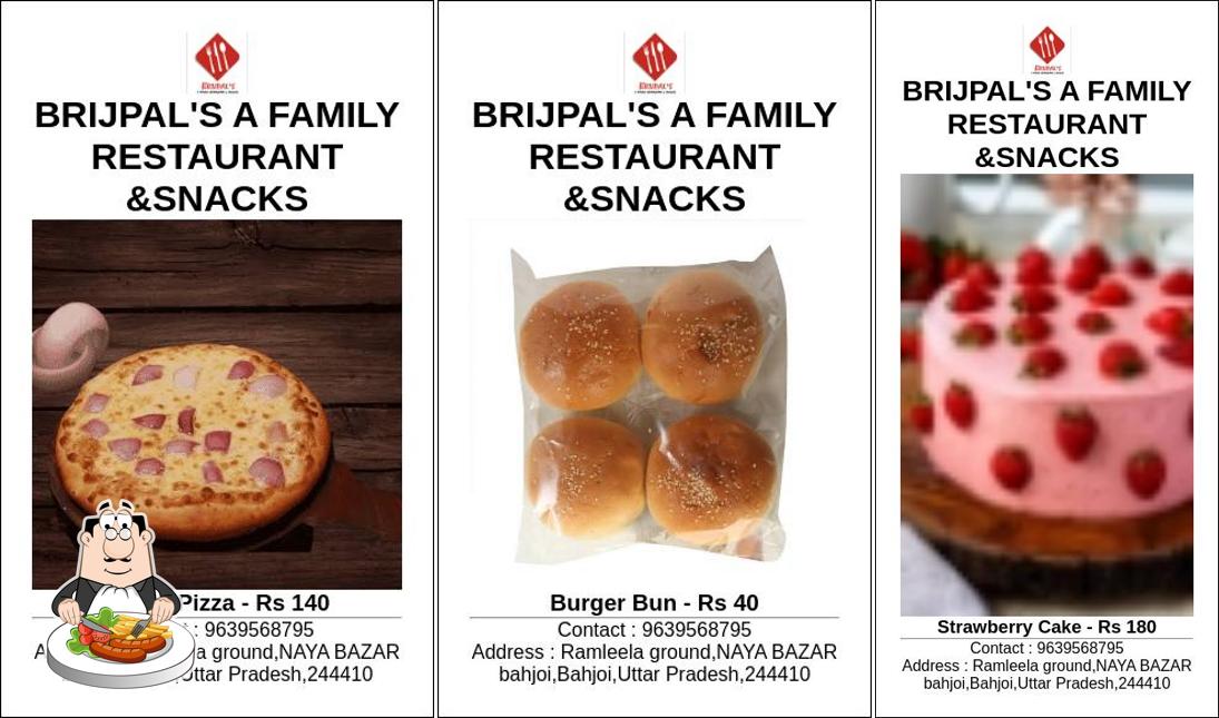 Food at BRIJPAL'S A FAMILY RESTAURANT &SNACKS