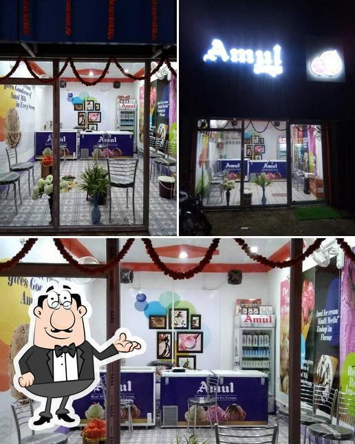 The interior of Celebration Traders Amul Agency Hathua Gopalganj