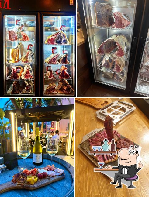 Gli interni di Clash Wine & Beef