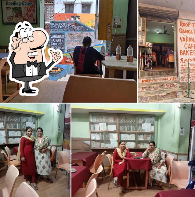 The interior of Varanasi Cafe & Bakery Restaurant