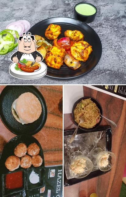 Check out the picture depicting food and beverage at Hazel café