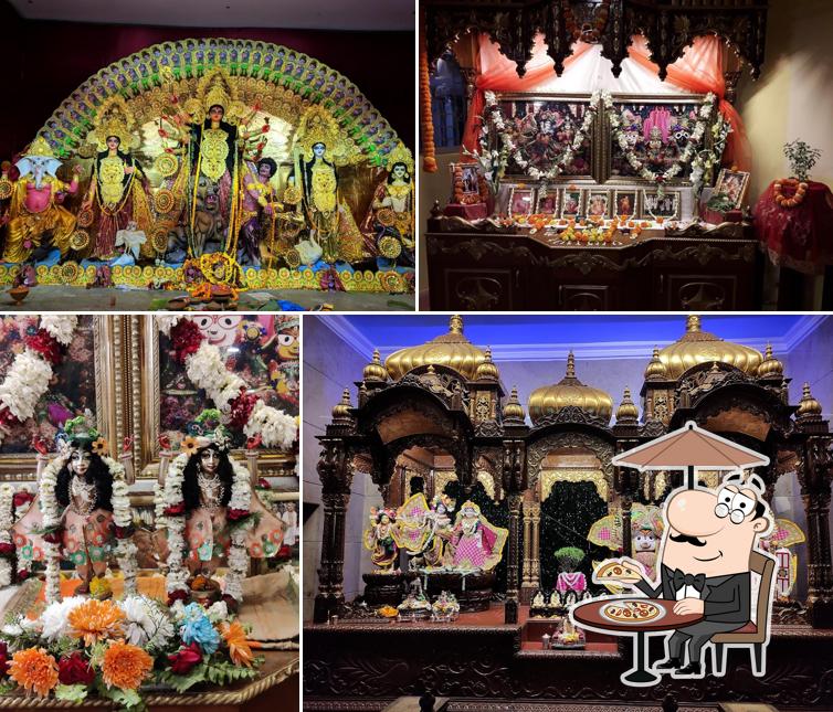 The exterior of ISKCON Dum Dum