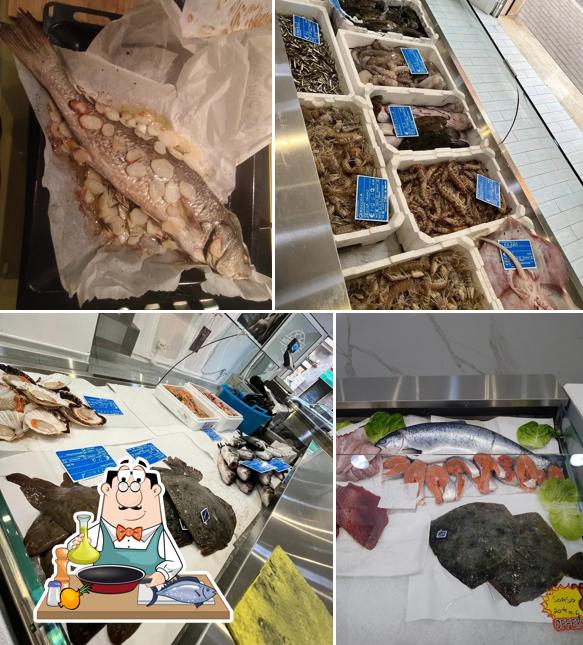 Pescheria Friggitoria Andrea Costa serve un menu per gli amanti dei piatti di mare