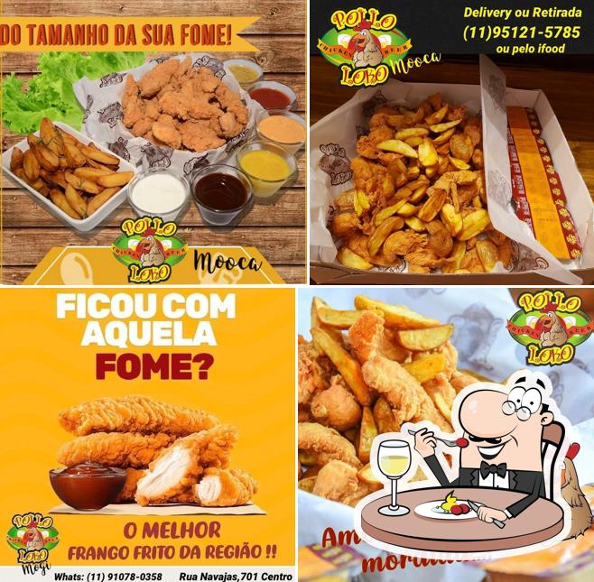 Comida em Pollo Loko Mooca
