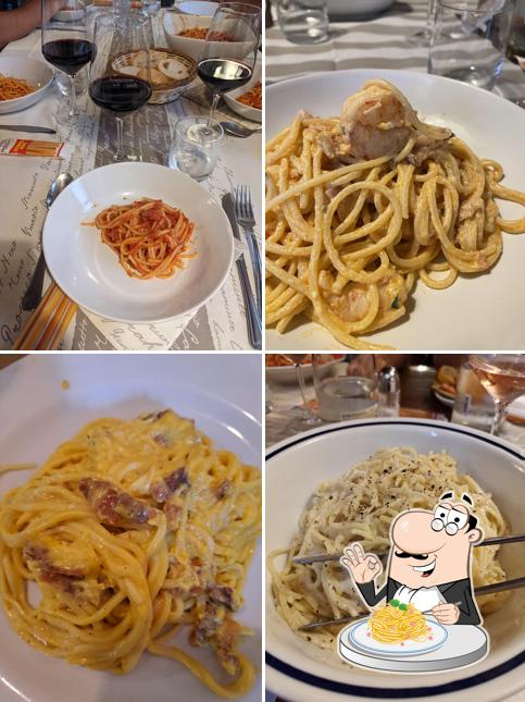 Spaghetti alla carbonara al Spaghetteria Castello