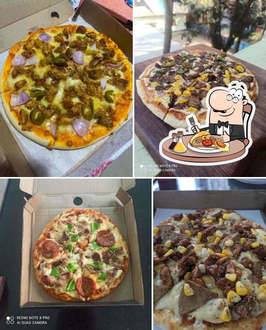 Try out pizza at The Base Theory