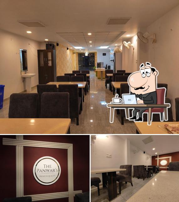 The interior of The Panwar's Sweets Bakery Restaurant