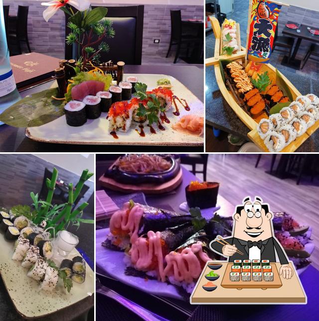 Prova le varie opzioni di sushi