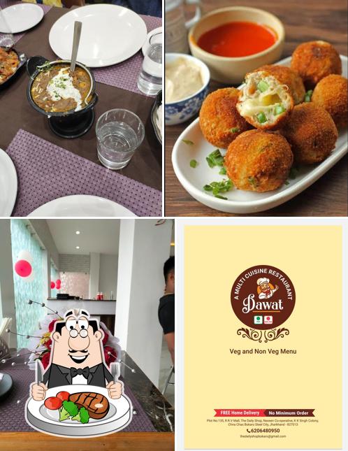 Pick meat meals at Dawat Restaurant ( Veg & Non-Veg)