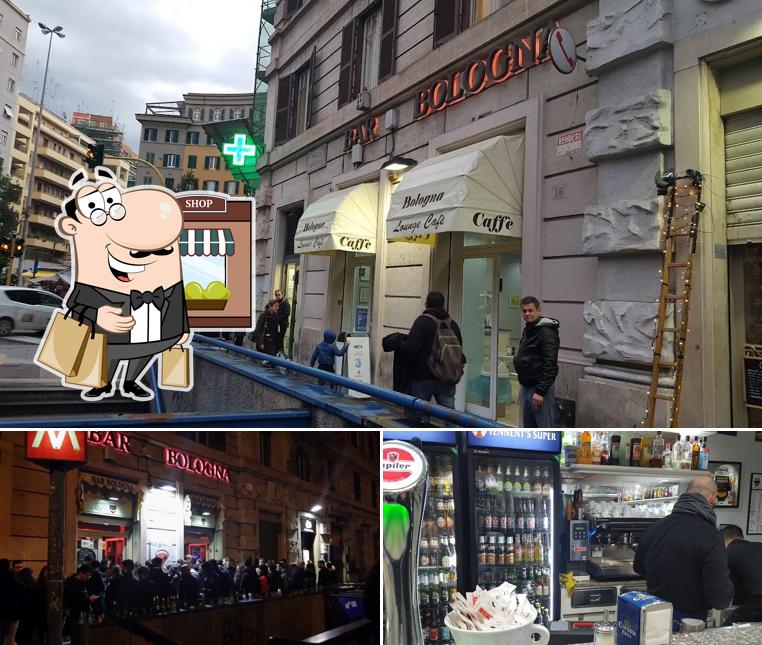 Questa è la immagine che mostra la esterno e interni di Bologna Lounge Bar
