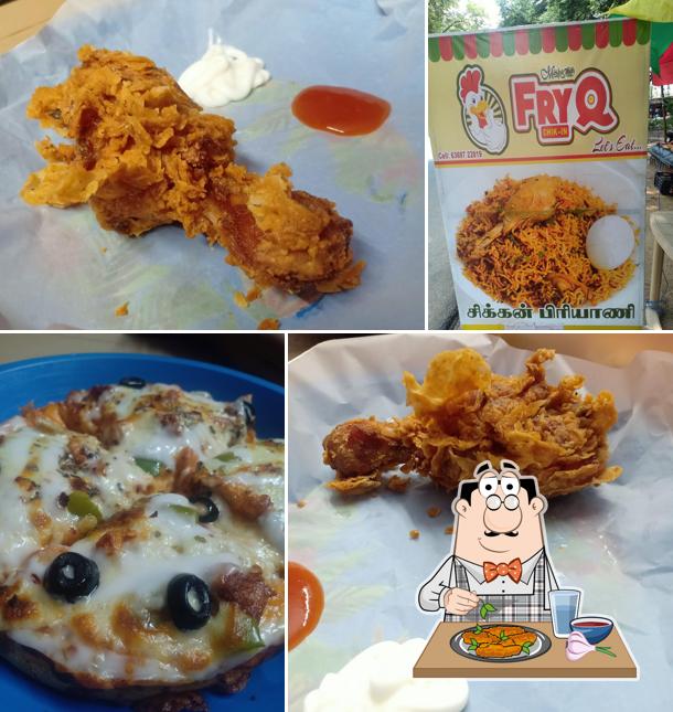 Chicken wings at FRY Q CHICK IN