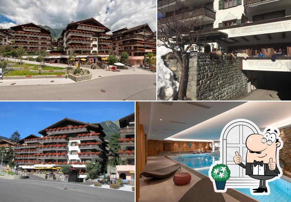 Gli esterni di Restaurant Bündnerstube (Hotel Alpina)