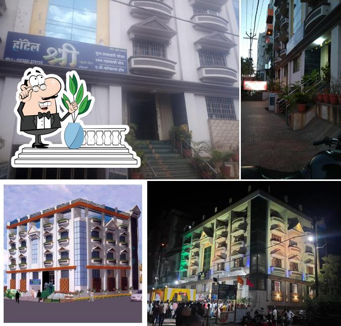 The exterior of Hotel Shree