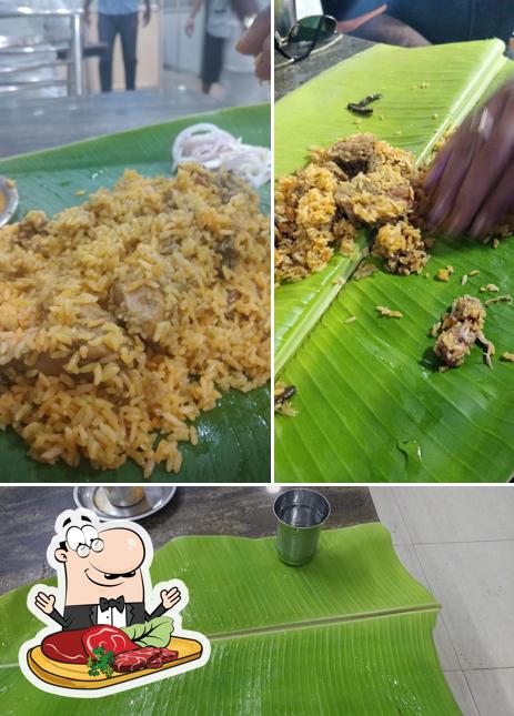 Order meat dishes at Mannar Military