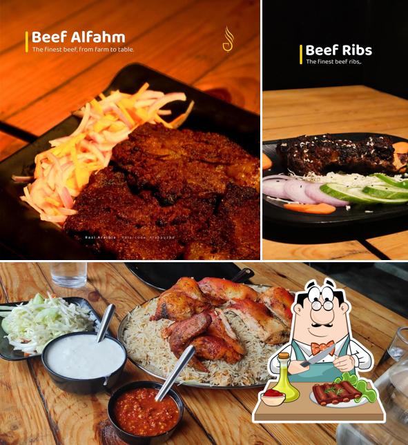 Baby back ribs at Razi Arabia