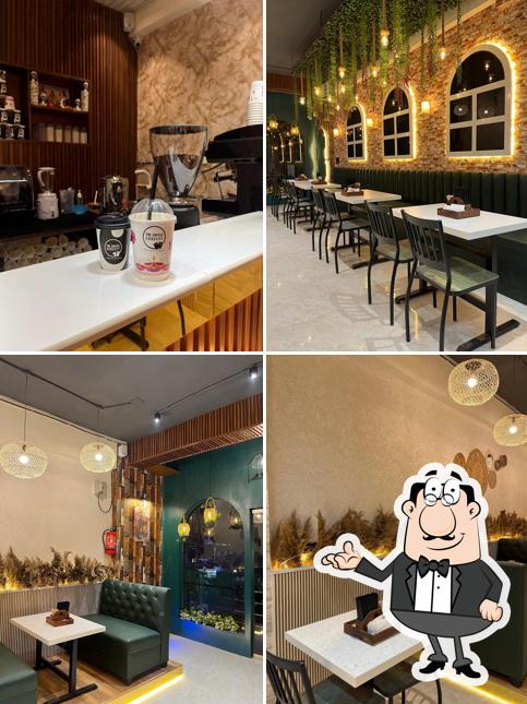 The interior of The Coffee Concept Gwalior
