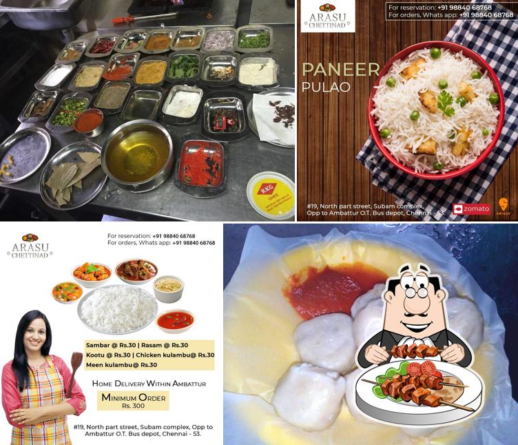 Food at Arasu Chettinad