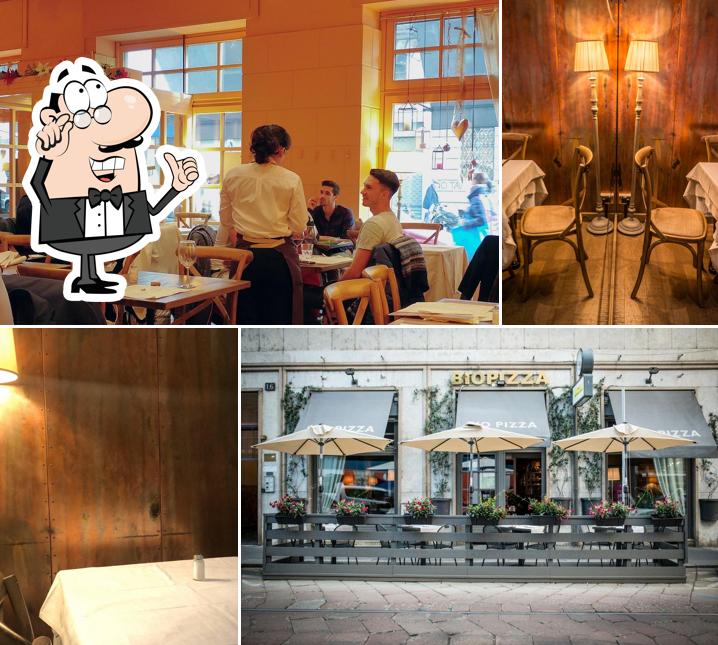 Dai un'occhiata agli interni di Bio Pizza