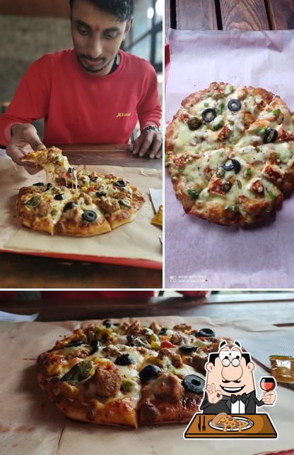 Pick different types of pizza