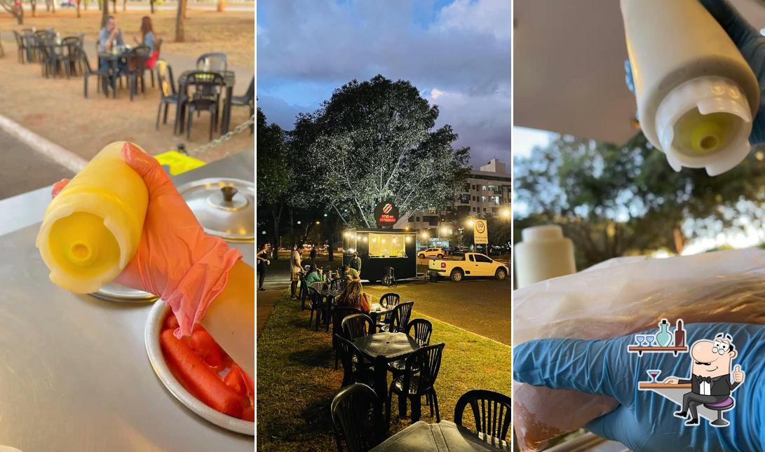 O interior do Cachorro quente do Jorginho