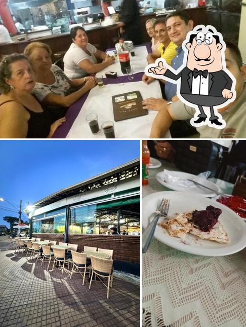 O interior do Restaurante Chapéu de Palha