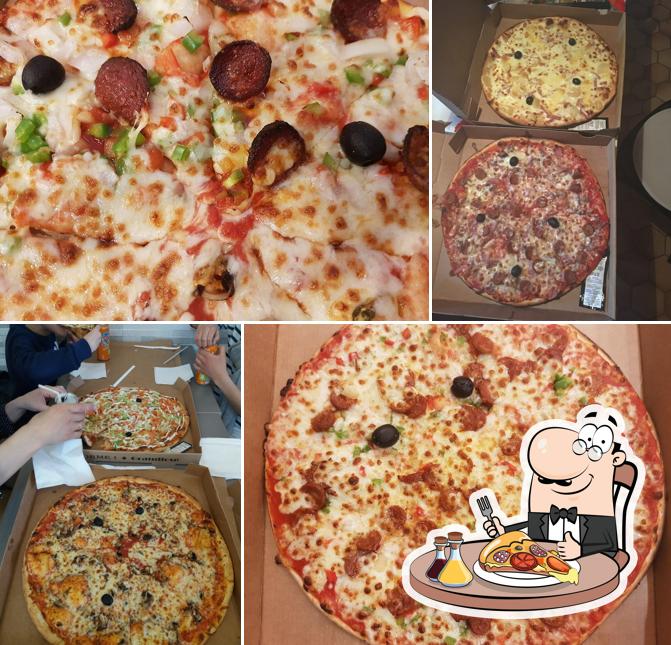 A Eclair Pizza, vous pouvez prendre des pizzas
