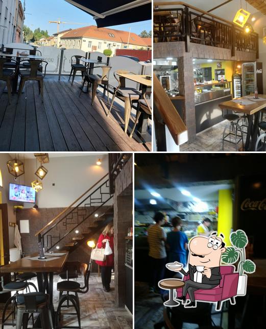 Gli interni di Fast Food Mrak
