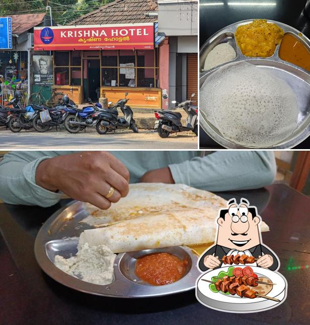The restaurant's food and exterior