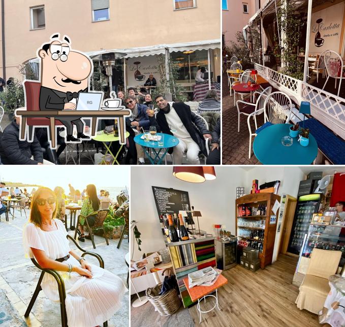 Gli interni di La Carlotta
