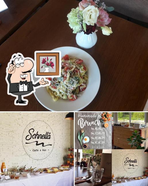 Gli interni di Schnella Cafe & Bar