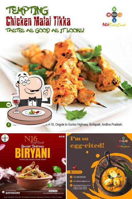 Food at Area 16 Food Court