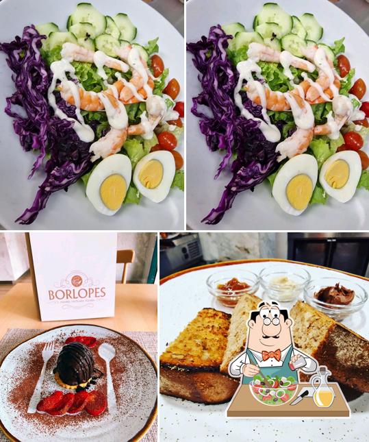 Salada grega em Barcelos Pizzaria