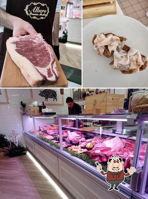 La immagine della cibo e interni di Albero Macelleria Braceria