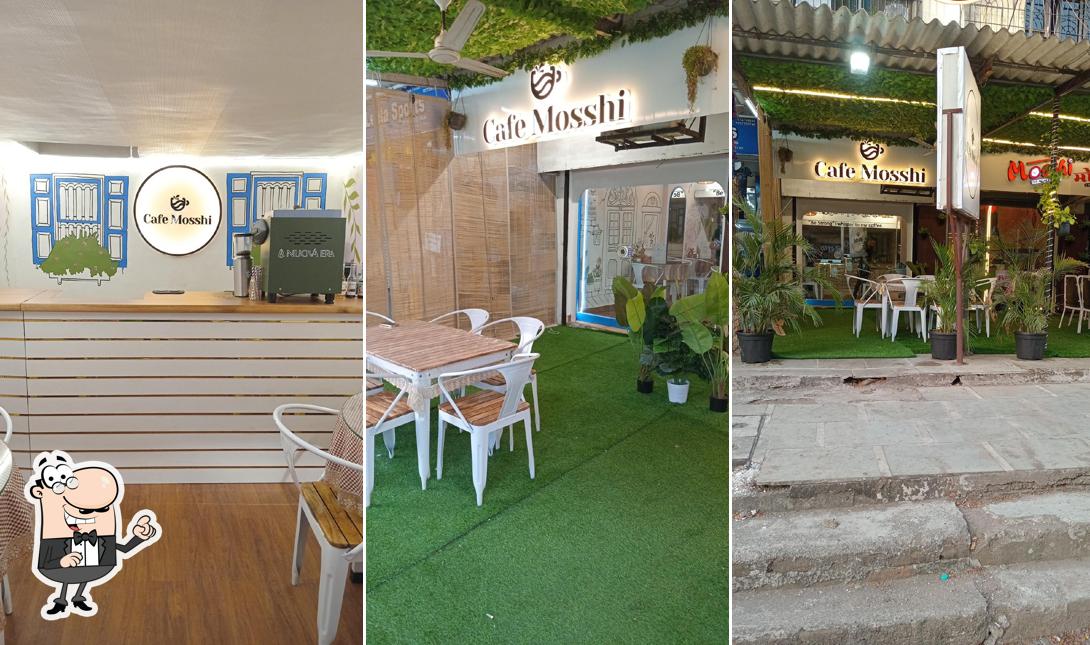 The interior of Cafe Mosshi